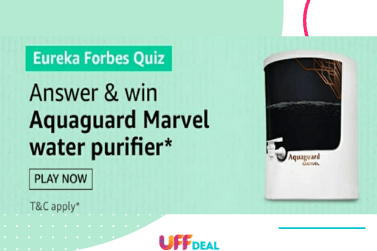 Amazon Eureka Forbes Quiz Answers | Win Aquaguard Marvel Water Purifier