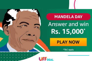 Amazon Mandela Quiz Answers | Win ₹15,000 Amazon Pay Balance