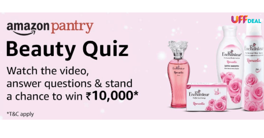 amazon pantry beauty quiz answers today