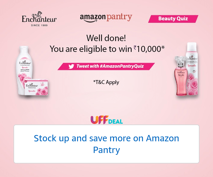 amazon pantry beauty quiz winners