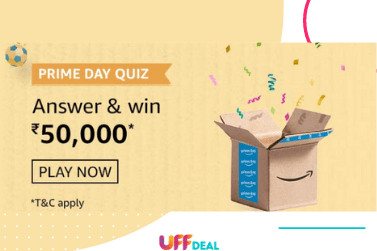 amazon prime day quiz win 50000 pay balance