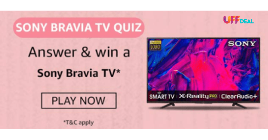 amazon sony bravia tv quiz answers today