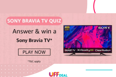 Amazon Sony Bravia TV Quiz Answers | Win Sony Bravia TV