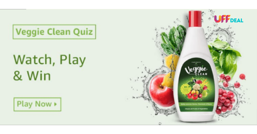 amazon veggie clean quiz answers today