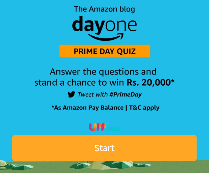 play amazon blog day one quiz