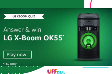 Amazon LG Xboom Quiz Answers | Win LG Home Audio System