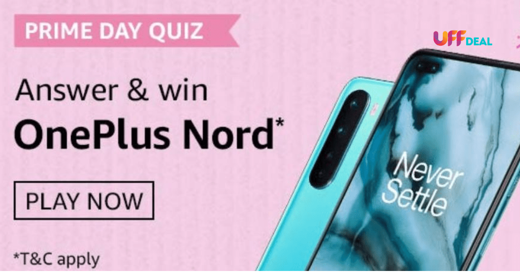 amazon prime day oneplus nord quiz answers