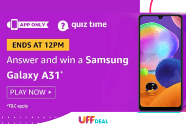 samsung a31 amazon quiz