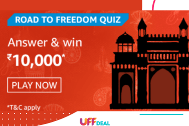 Amazon Road To Freedom Quiz Answers | Win ₹10,000 Amazon Pay Balance