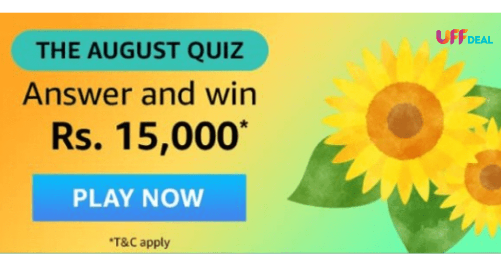 amazon the august quiz answers today