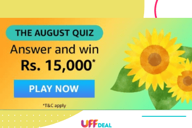 Amazon The August Quiz Answers | Win ₹15,000 Amazon Pay Balance