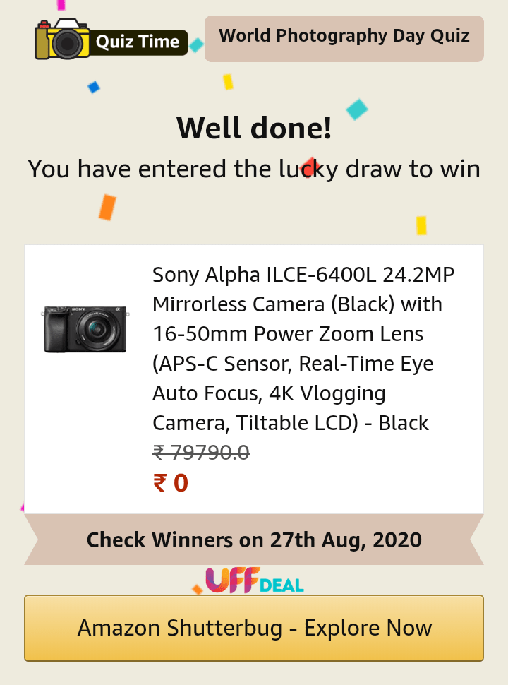 amazon world photography day quiz prizes