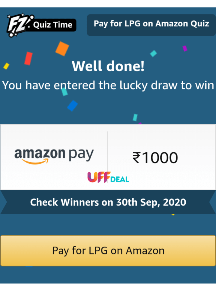 play amazon pay for lpg quiz