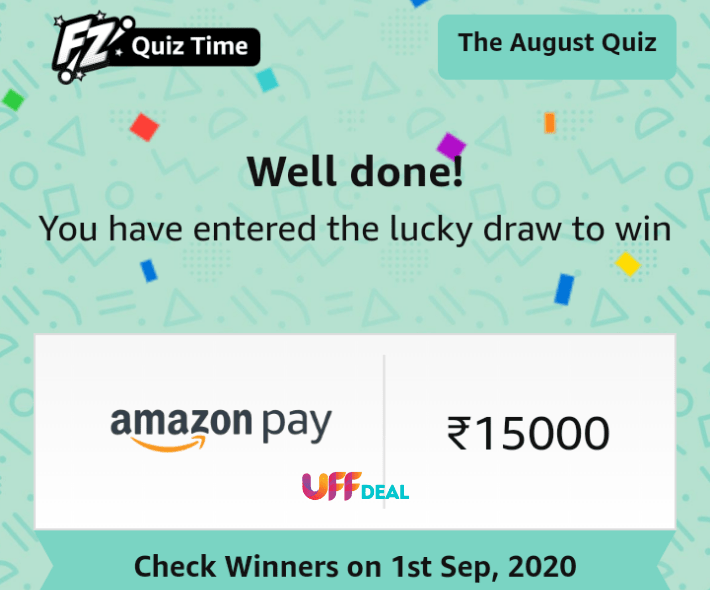 play amazon the august quiz