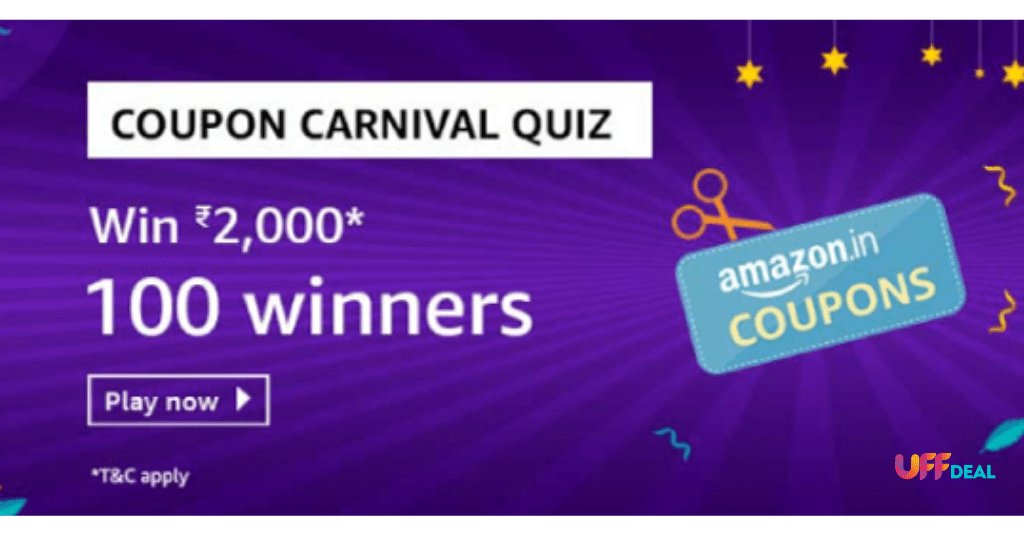 amazon coupon carnival quiz answers