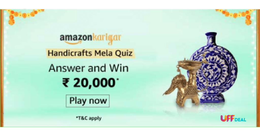 amazon handicrafts mela quiz