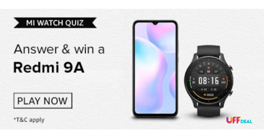 amazon mi watch quiz answers today