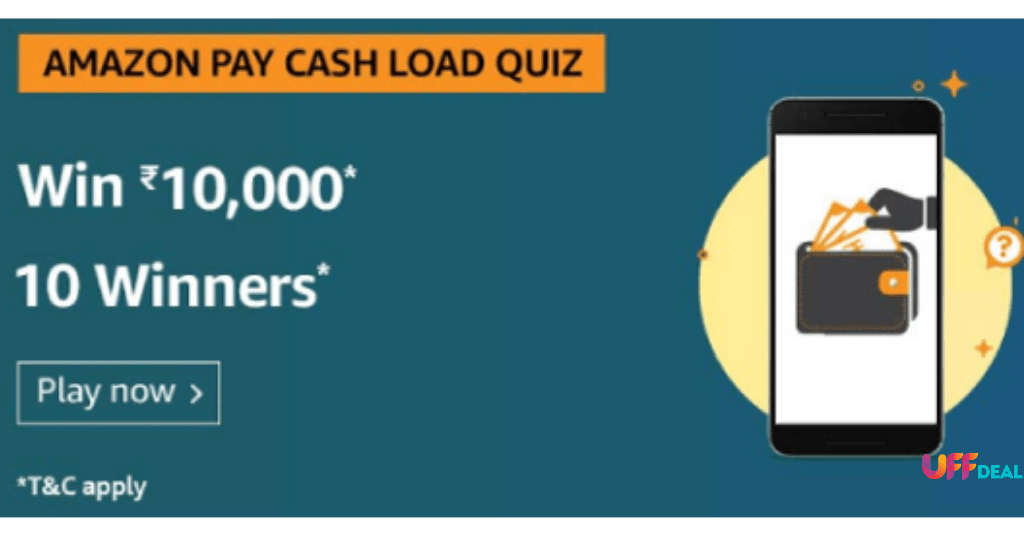amazon pay cash load quiz