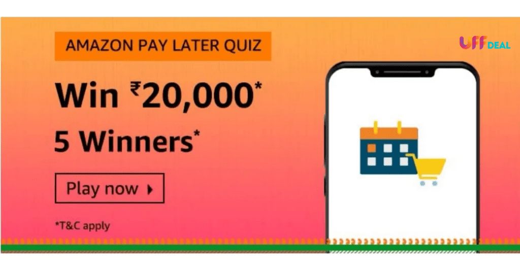 amazon pay later quiz answers