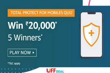 Amazon Total Protect For Mobile Quiz Answers | Win ₹20000 Amazon Pay Balance