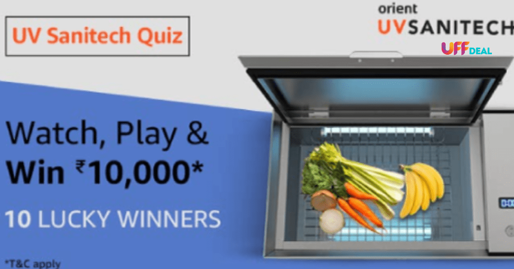 amazon uv sanitech quiz answers