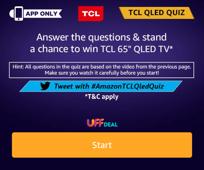 amazon tcl quiz answers