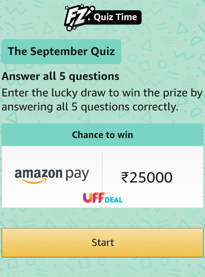 play amazon the september quiz