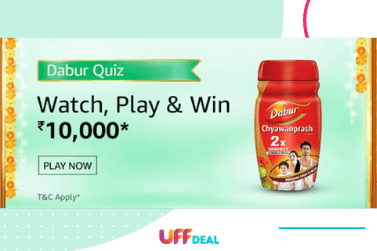 Amazon Dabur Quiz Answers | Watch, Play & Win ₹10000 Pay Balance