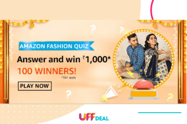 Amazon Fashion Quiz Answers | Answer & Win ₹1,000 Pay Balance