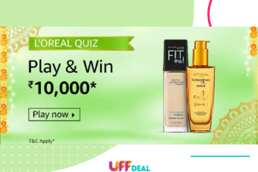 Amazon Loreal Quiz Answers | Play & Win ₹10,000 Pay Balance