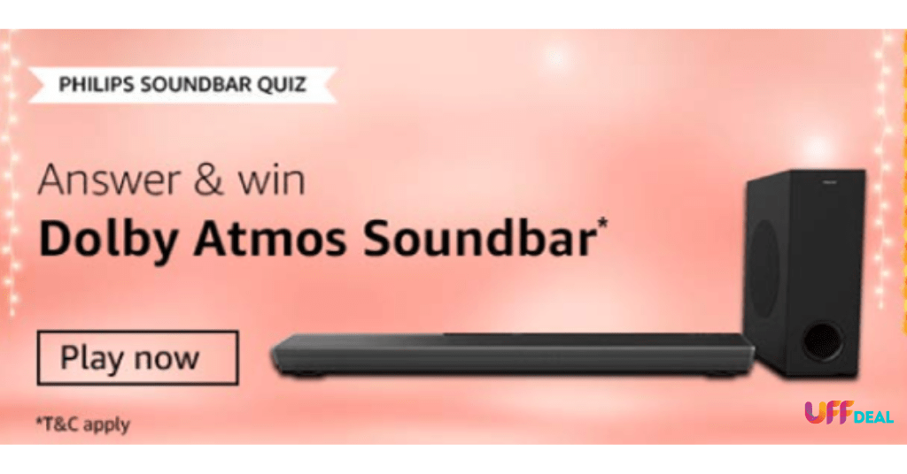 amazon philips soundbar quiz answers today