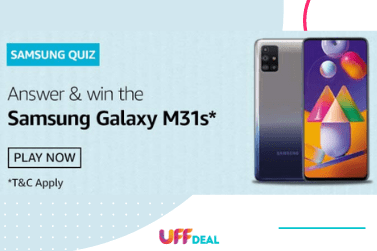 Amazon Samsung sAMOLED Quiz Answers | Answer & Win Galaxy M31s