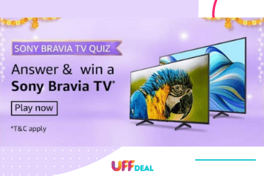 Amazon Sony Bravia TV Quiz Answers | Answer & Win Sony Bravia TV
