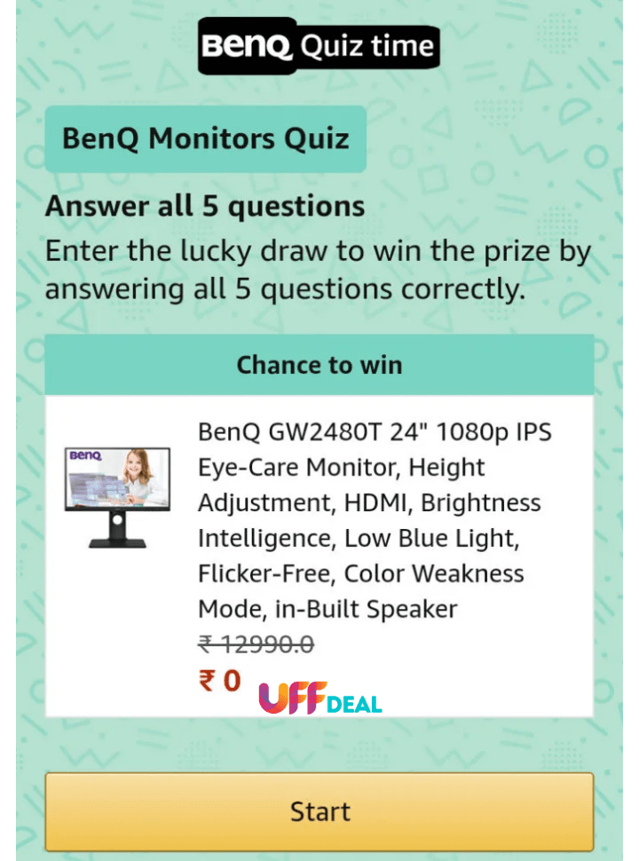 play amazon benq monitors quiz