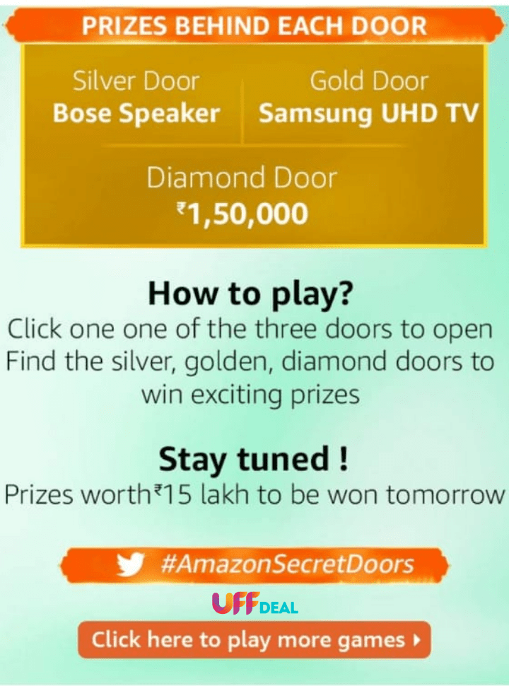 play amazon secret door quiz