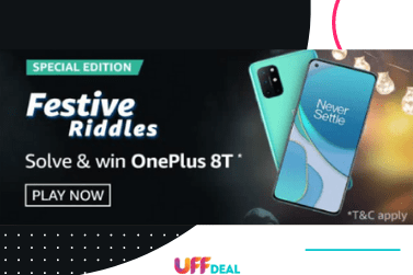 Amazon Festive Riddles Quiz Answers | Solve & Win OnePlus 8T