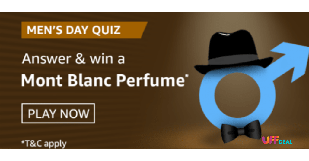 amazon mens day quiz answers