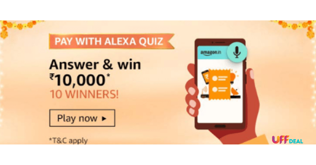 amazon pay with alexa quiz answers today