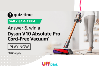 Amazon Quiz Answers 18 November 2020 | Answer and Win Dyson Vacuum