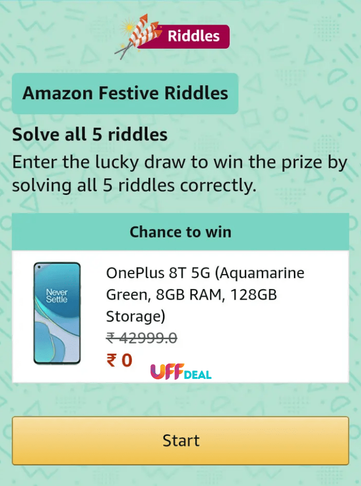 play amazon festive riddles quiz