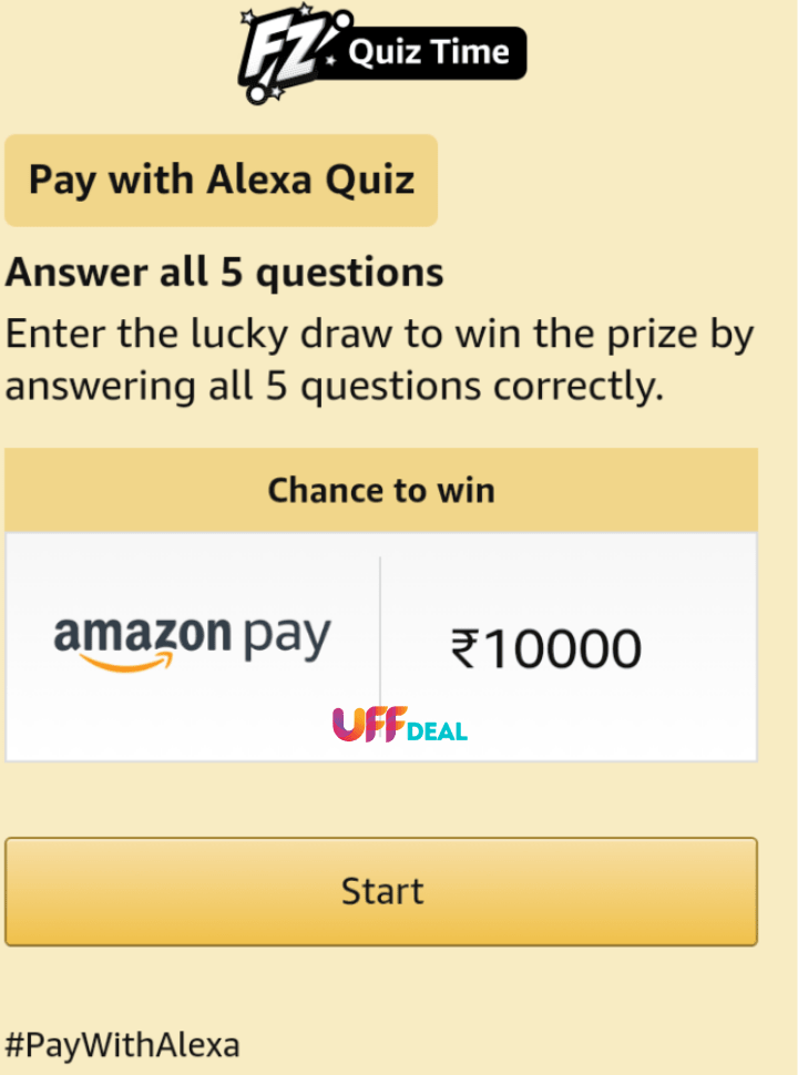 play amazon pay with alexa quiz
