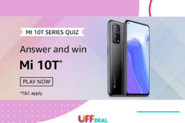 Amazon Mi 10T Series Quiz Answers | Win Mi 10T