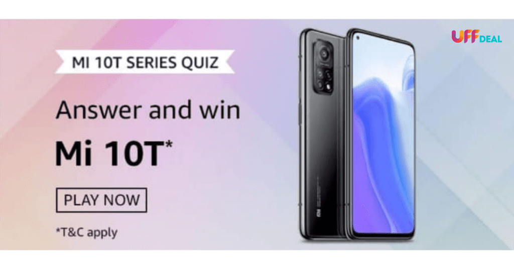 amazon mi 10t series quiz 