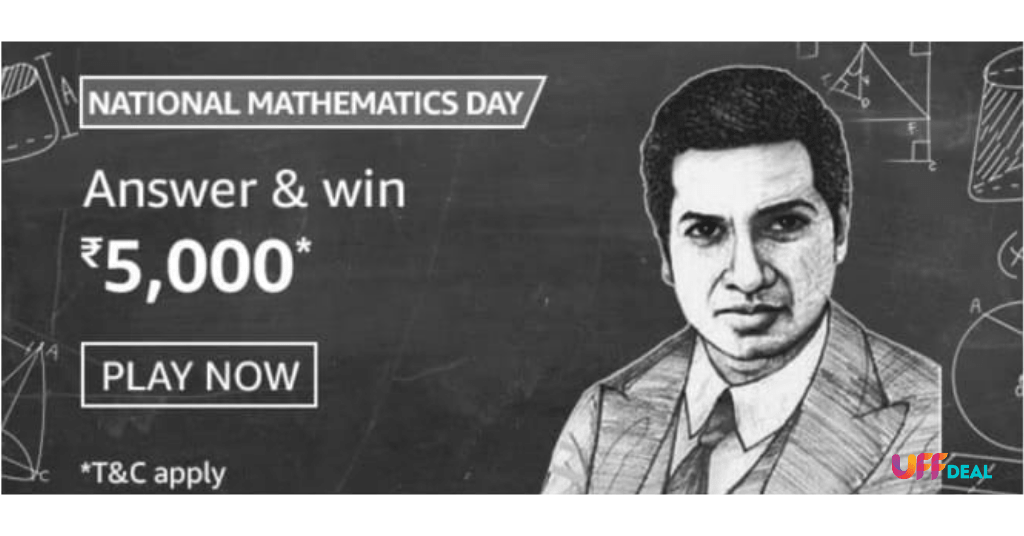 amazon national mathematics day quiz answers