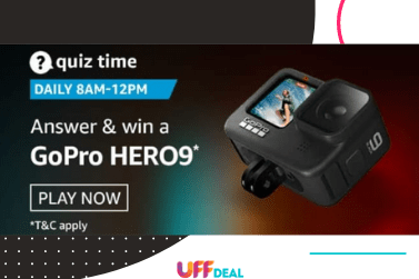 Amazon Quiz Answers 31 January 2021 | Answer and Win GoPro HERO9