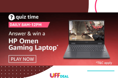 Amazon Quiz Answers 27 December 2020 | Answer and Win HP Omen Gaming Laptop
