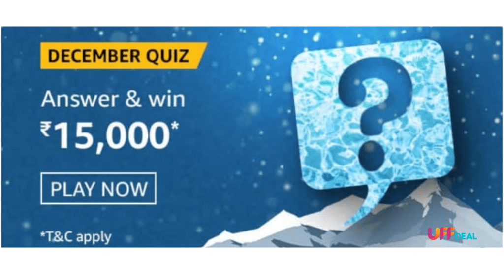 amazon the december quiz