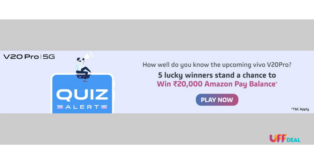 amazon vivo v20 pro launch quiz answers