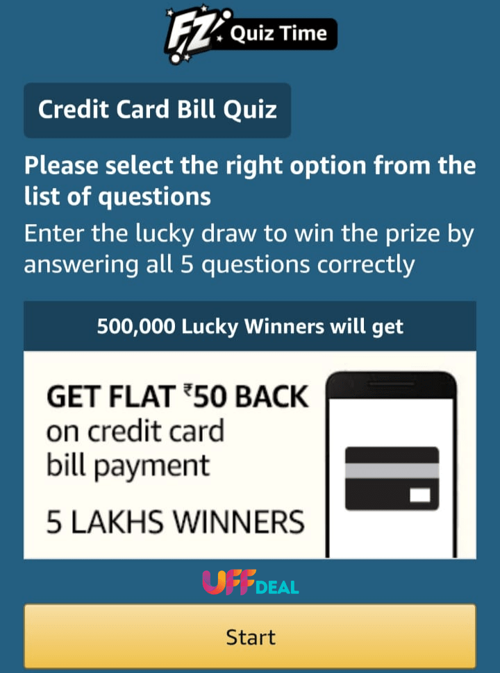 play amazon credit card bill quiz