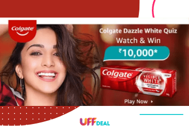 Amazon Colgate Dazzle White Quiz Answers | Watch & Win ₹10000 Amazon Pay Balance